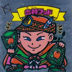 旧ビックリマン アイス版 第5弾 天使-60 魯神フッド 魯神フッド / ビックリマンアイス 5弾 | 80年代倶楽部